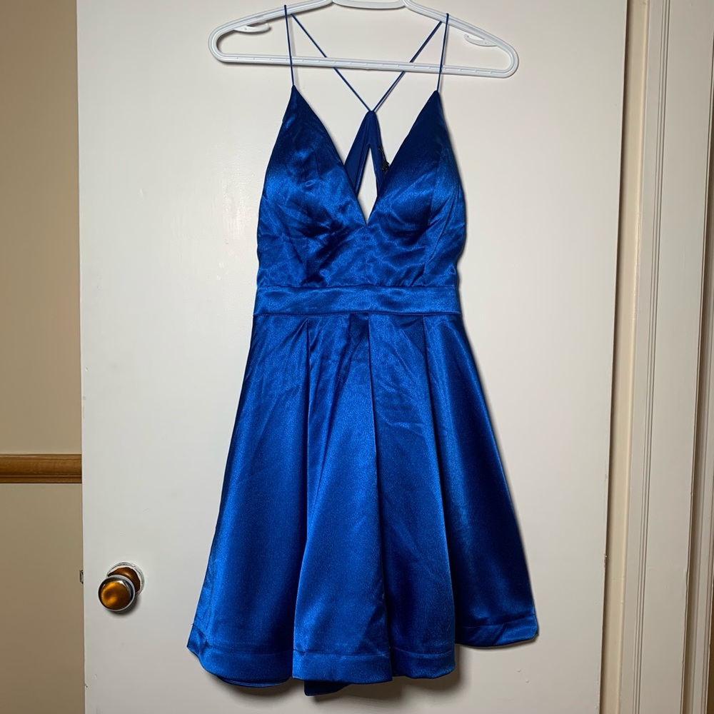 Fashion Nova Royal Blue Dress - M